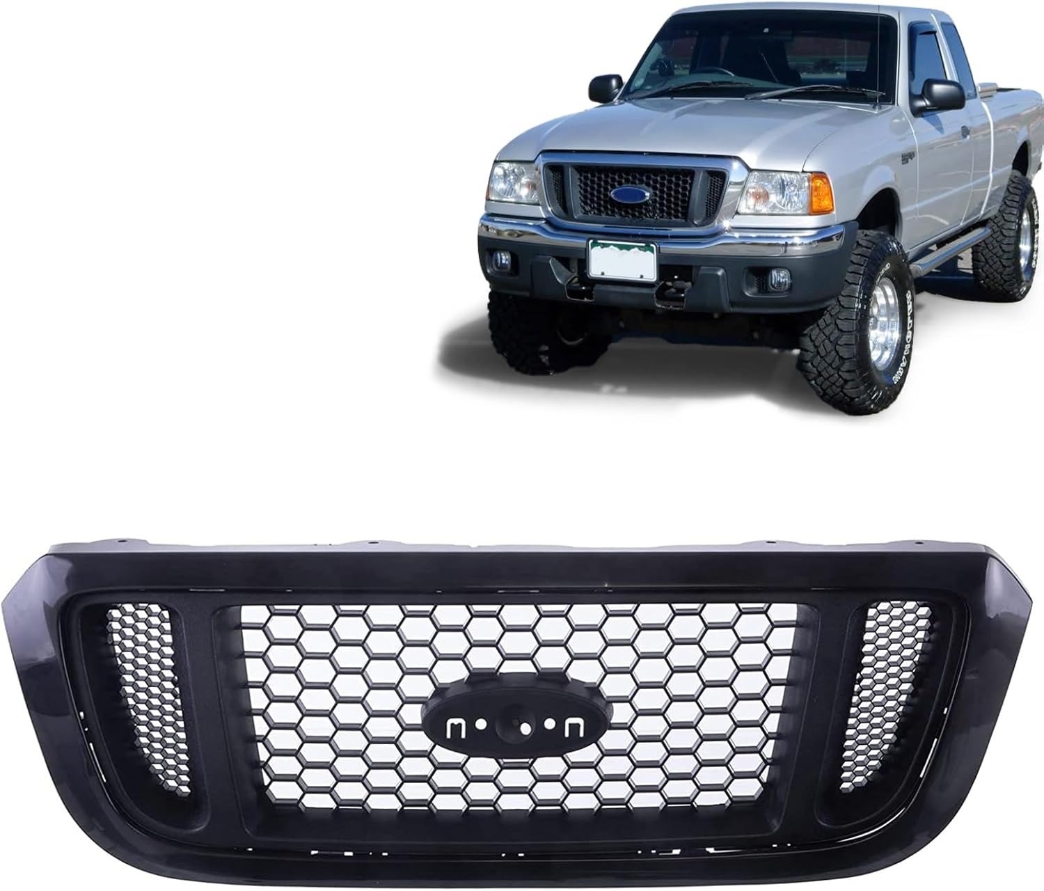 Replacement Parts Front Grille Grill Assembly Compatible With Ford Ranger (Edge,
