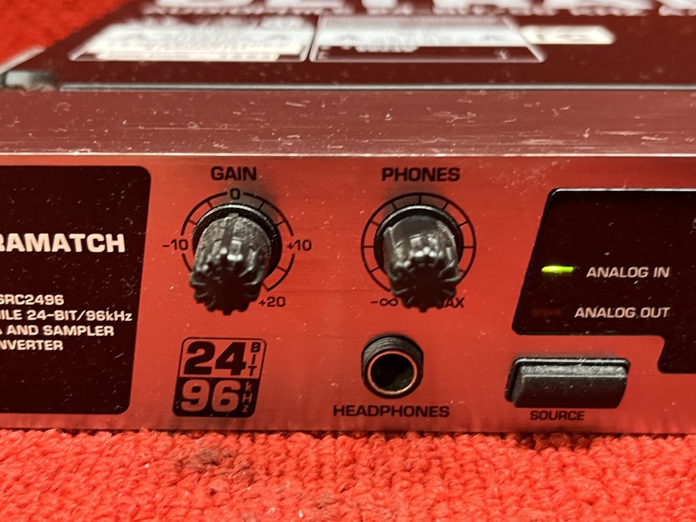 Used Behringer Ultramatch Pro SRC2496 AD/DA Sample Rate Converter Good Condition