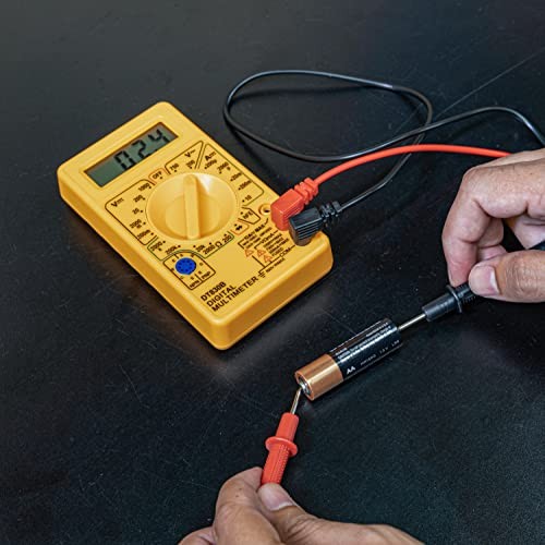 HILTEX 40508 Digital Multimeter Diode & Transistor Tester AC DC Volt 1 Pack