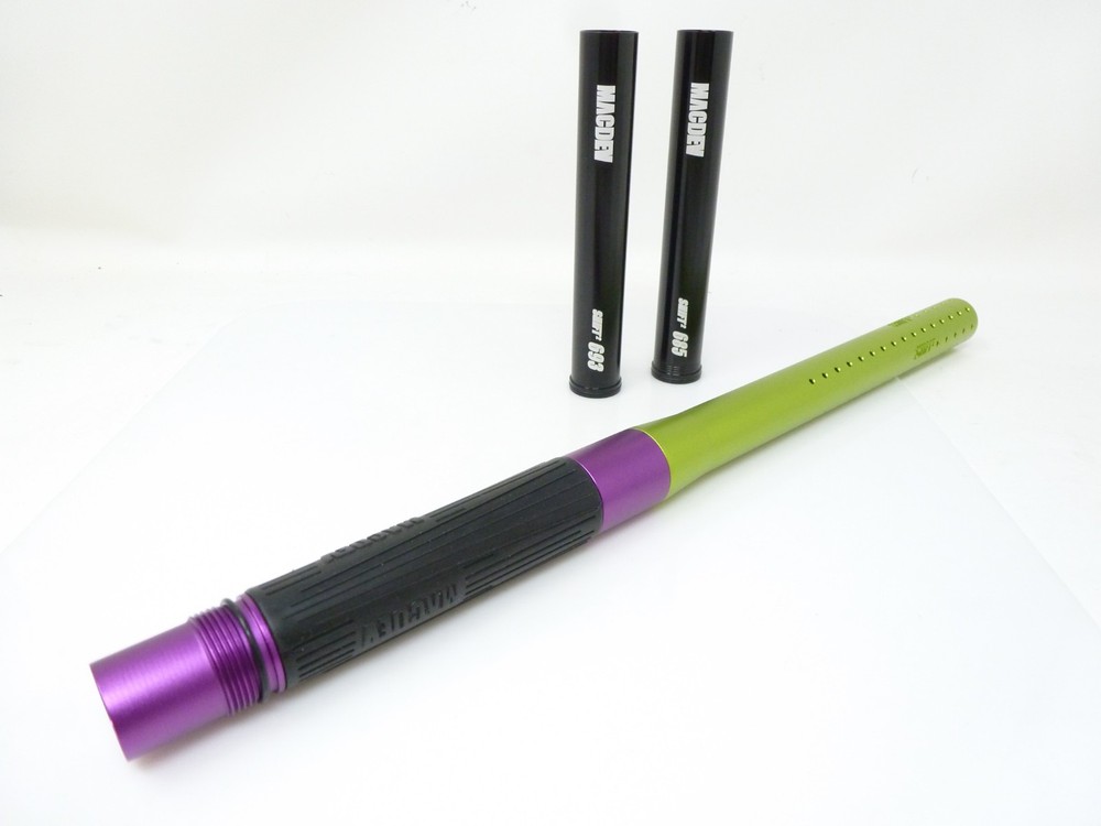 NEW 14" MACDEV SHIFT 2 BARREL KIT PURPLE LIME AUTOCOCKER THREAD CLONE CYBORG EGO