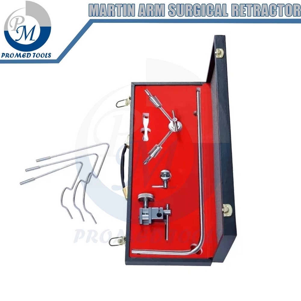 Martin Arm Surgical Retractor System Set With Premium Complete Box
