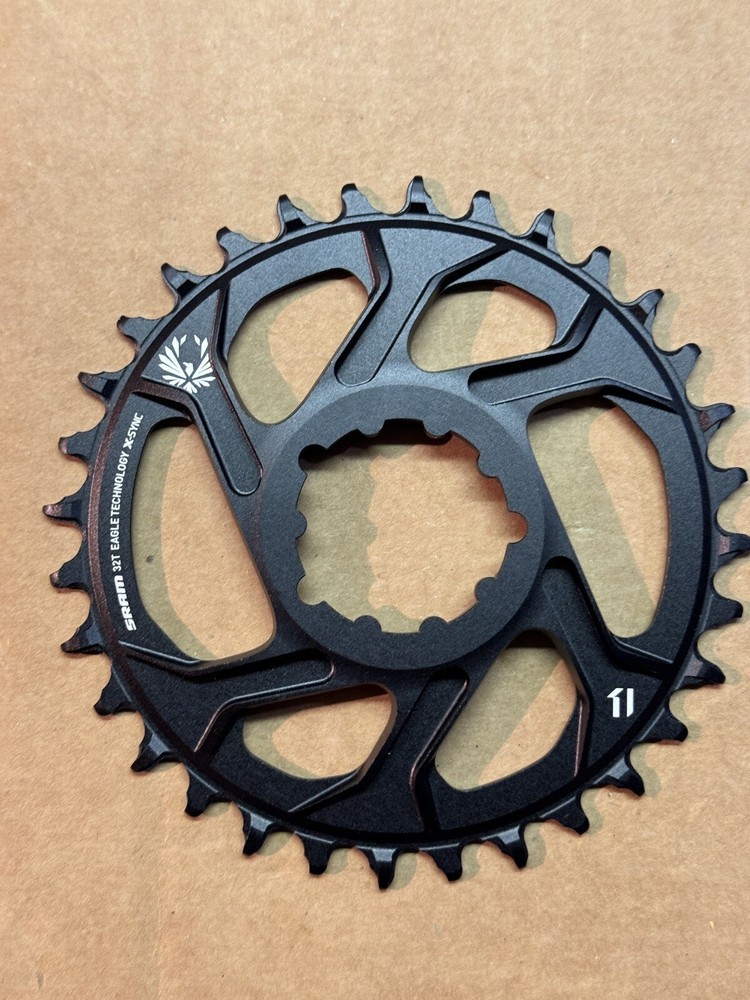 SRAM X-Sync Eagle Chainring 32t SRAM Direct Mount 6mm Offset 12-Speed Blk
