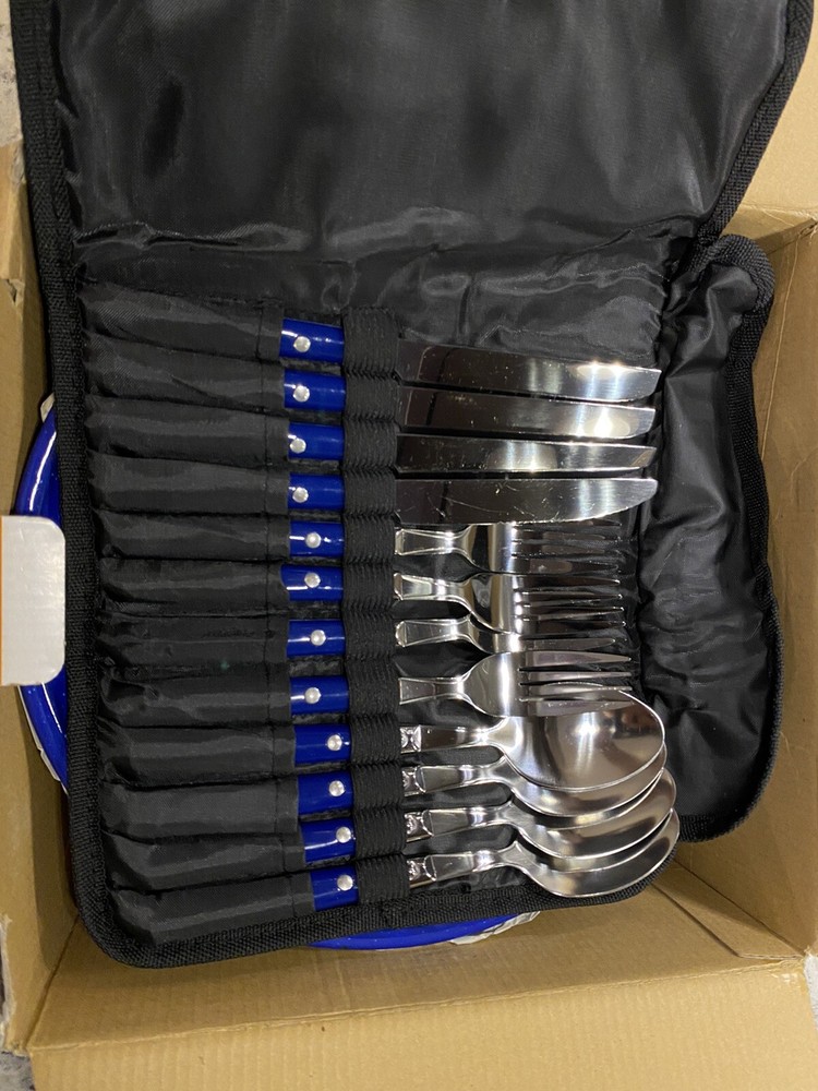 Ozark Trail 24 Piece Dinnerware Set, Camping - Outdoors