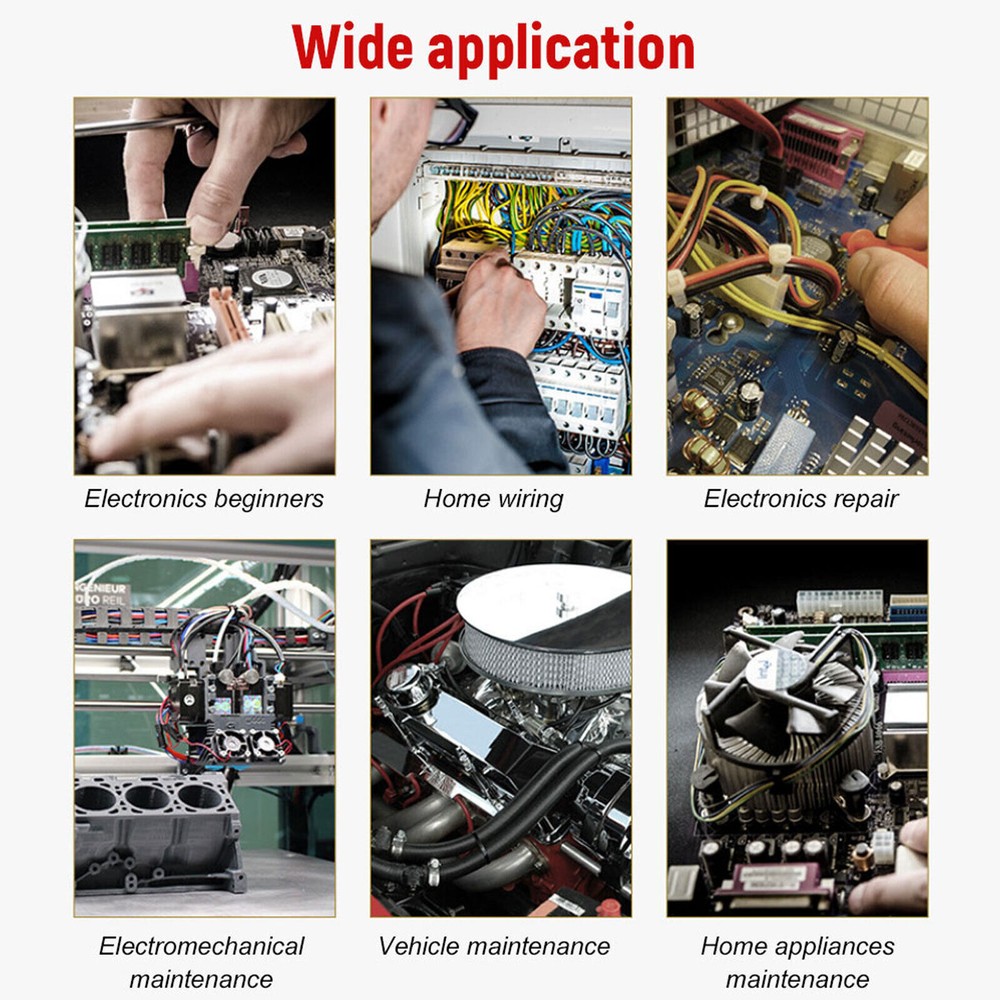 Digital Multimeter Voltmeter AC DC Volt Ohmmeter Tester Meter Auto Range w/Light