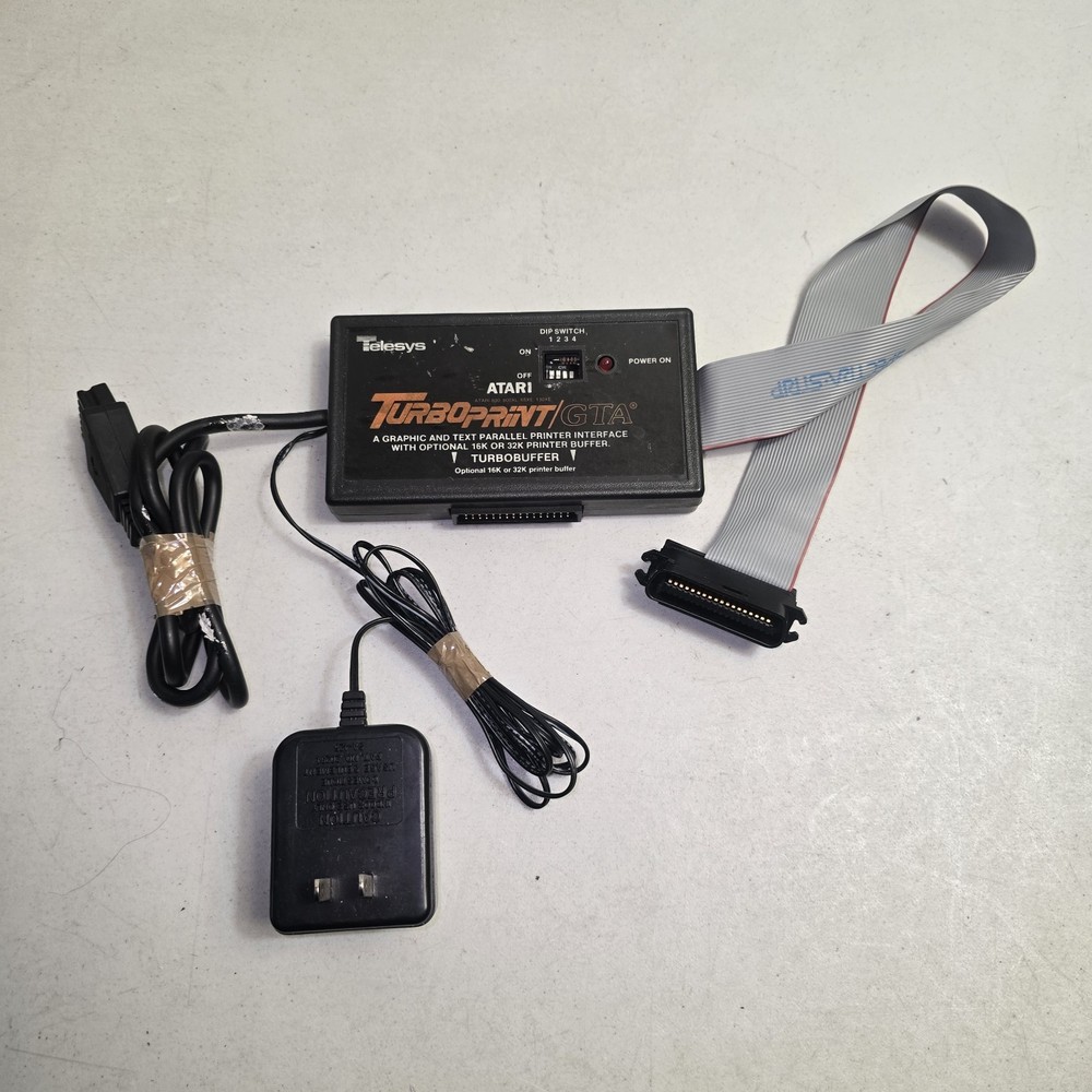 Telesys TurboPrint/A Parallel Printer Interface for Atari 800/800XL/65XE/130XE
