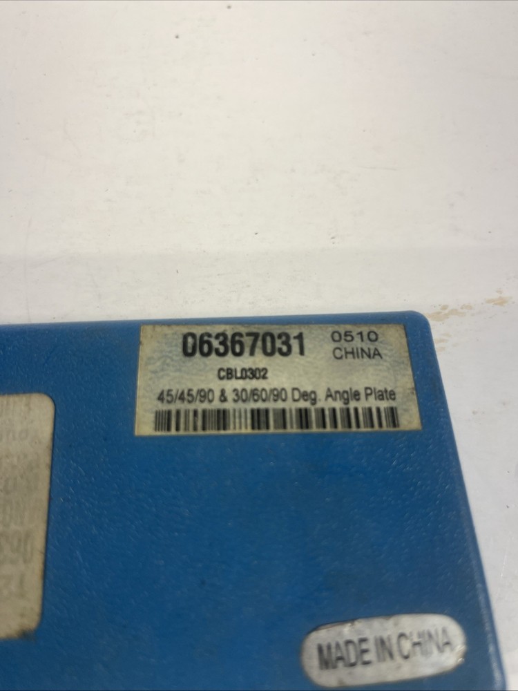 2 Pc Solid Precision 30-60-90 Degree Angle and 45-45-90 Degree Angle Plates