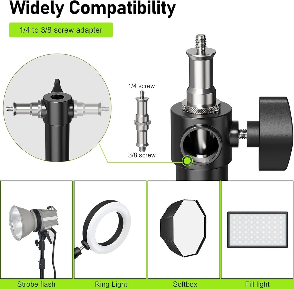 Wall Mount Boom Arm for Studio Video Light 4.3ft
