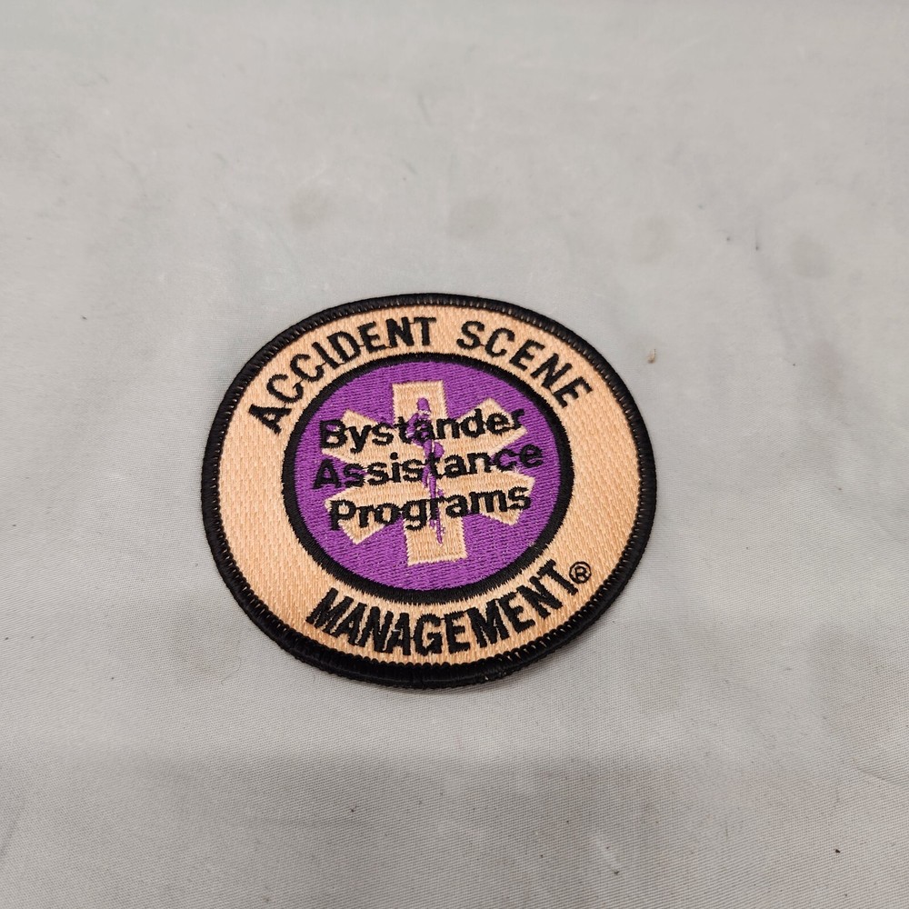 Accident Scene Management Bystander Assistance Program Patch