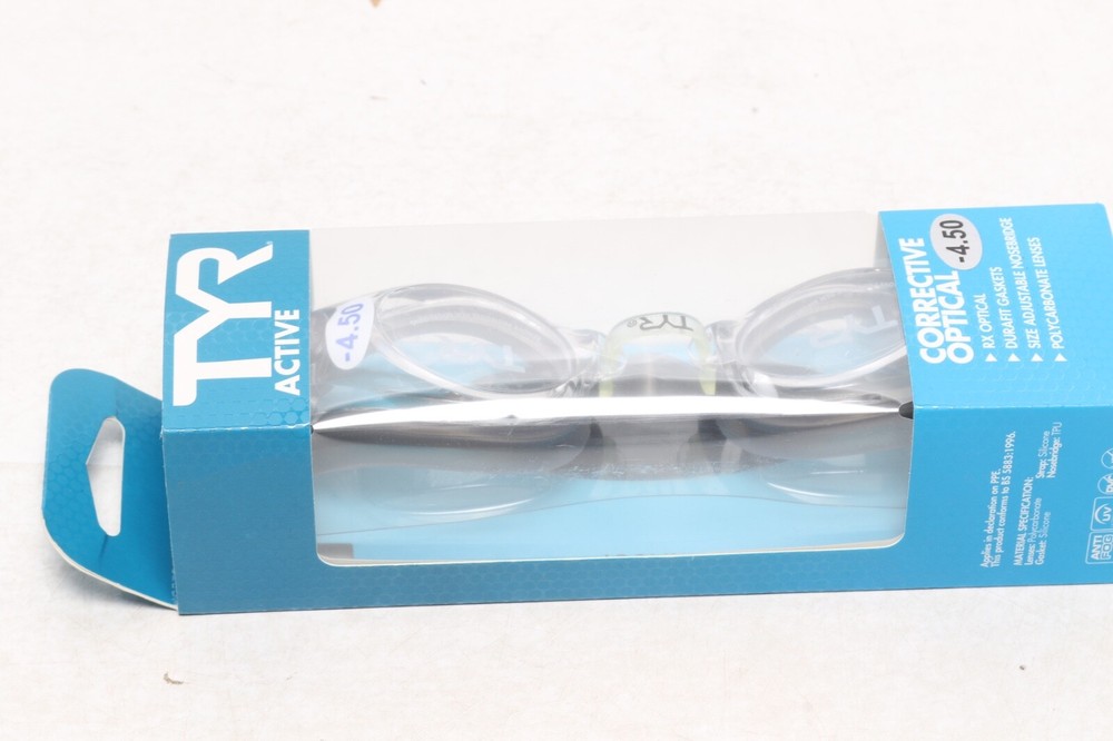 TYR -4.50 Corrective Optical Performance Goggles Clear