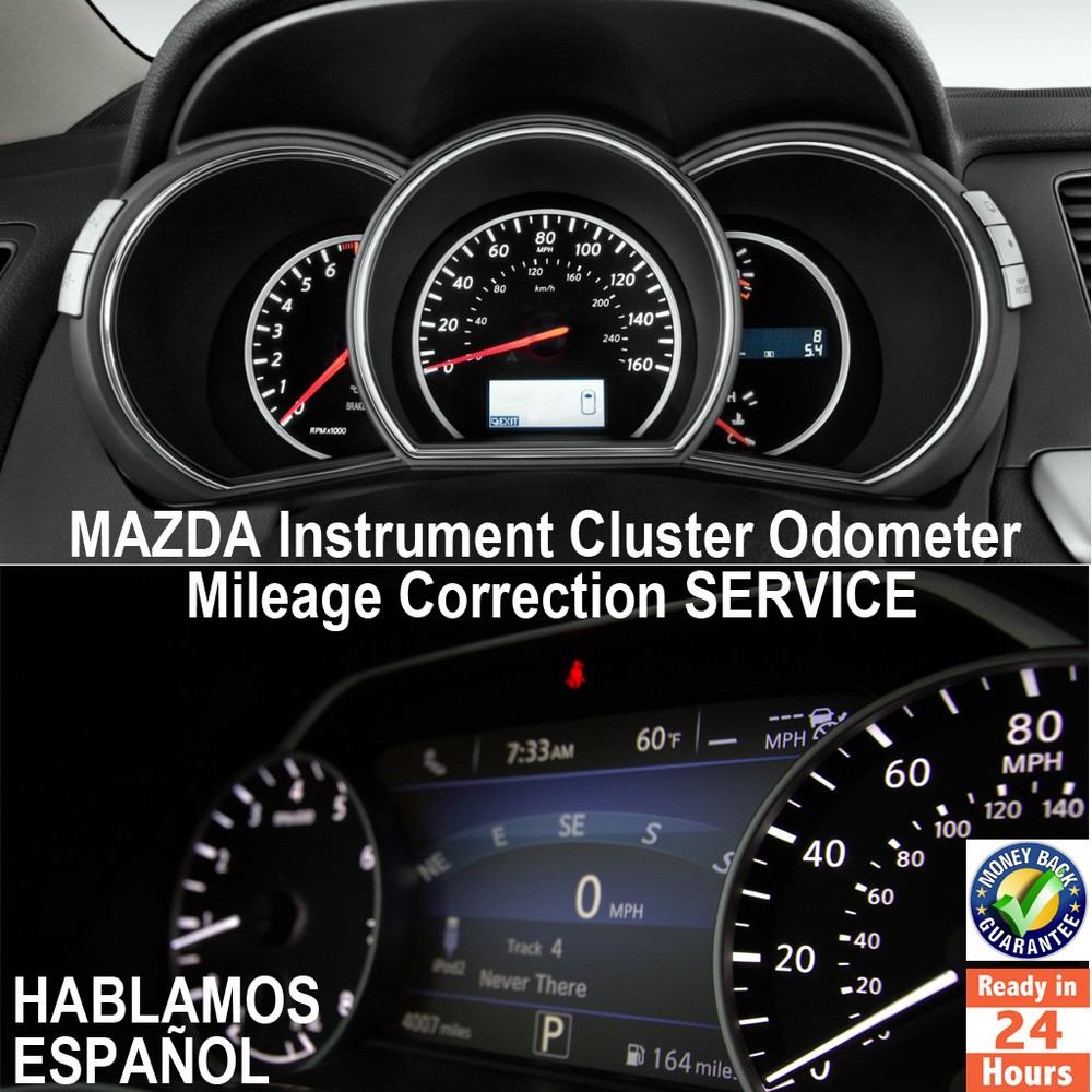 MAZDA Instrument Gauge Cluster Mileage Correction/Programming Service
