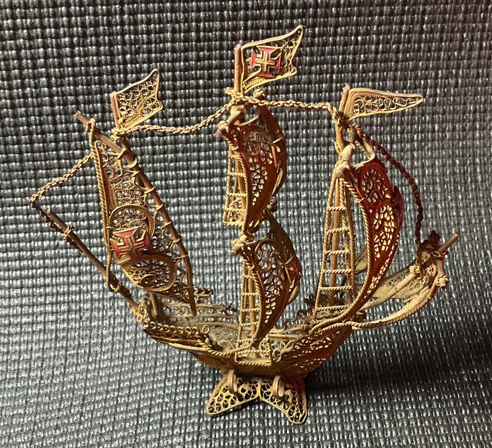 Antique Wire Ship