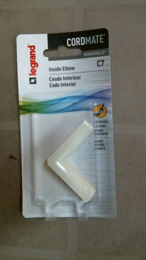 Legrand C7 Cordmate Couplings, Inside Elbow, FREE SHIPING