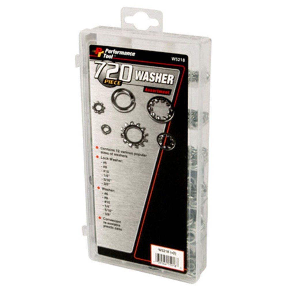 Performance Tool Washer Assortment - 720-Piece W5218