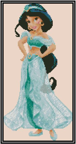 Jasmine Counted Cross Stitch Chart No. 52-100