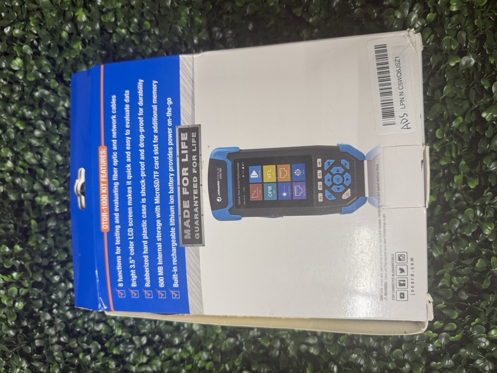 JONARD TOOLS OTDR-1000 MULTI-FUNCTION Optical Time Domain Reflectometer