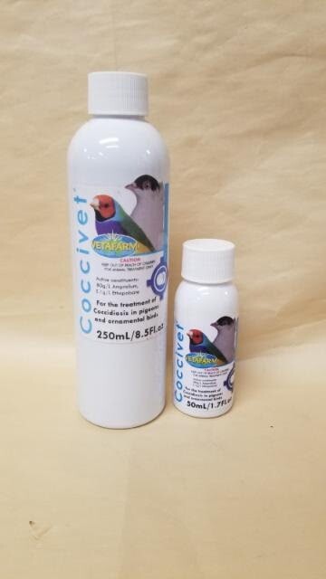 VETAFARM COCCIVET - TREATMENT OF COCCIDIOSIS IN BIRDS