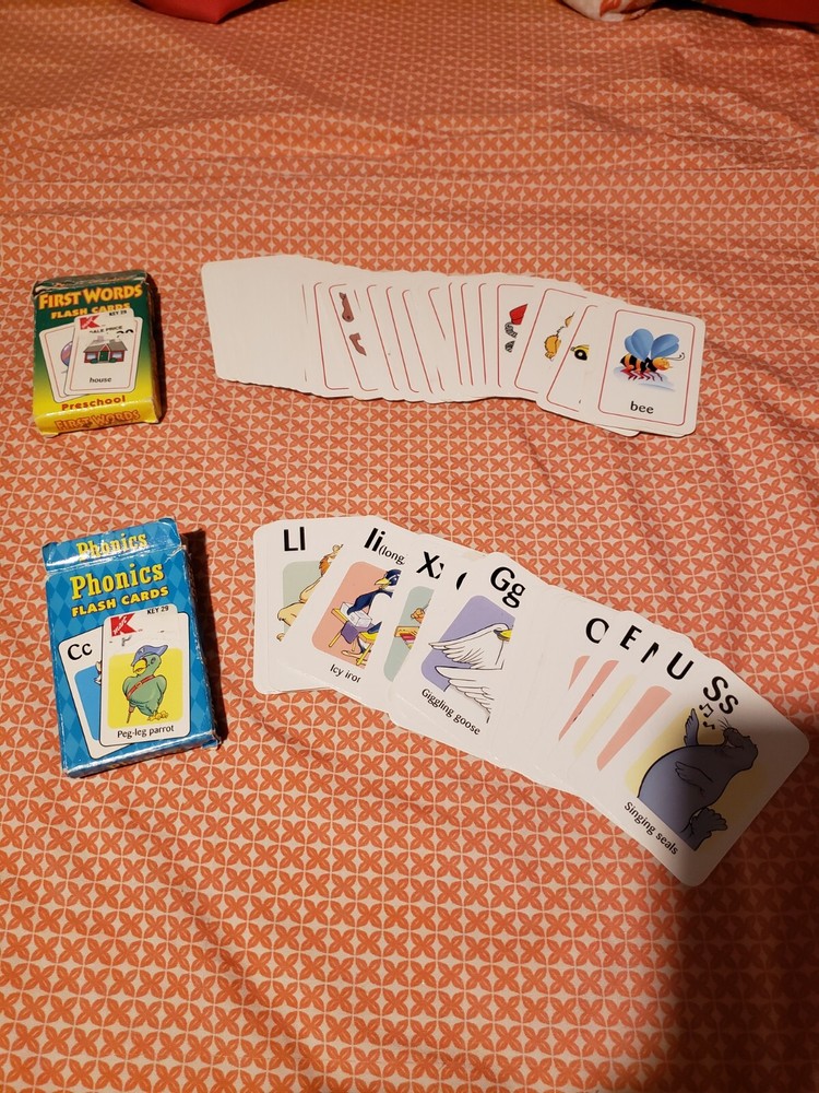 Vintage Flash Cards. Multiple Learning Cards. Phonics. Teachers Bundle!