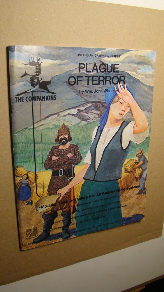 MODULE - PLAGUE OF TERROR *SOLID* *SUPER RARE* DUNGEONS DRAGONS