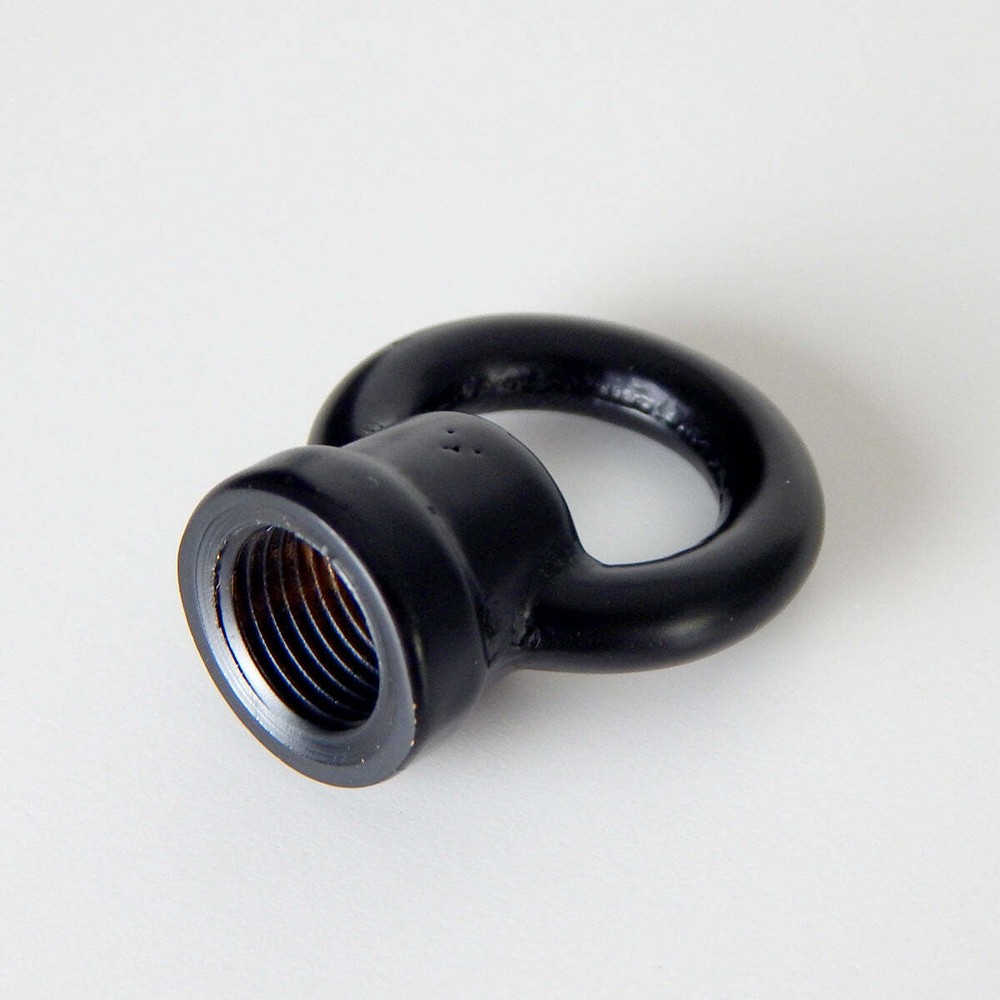 Female 1/8 IP Solid Brass 1 inch O.D. Lighting Loop Ring