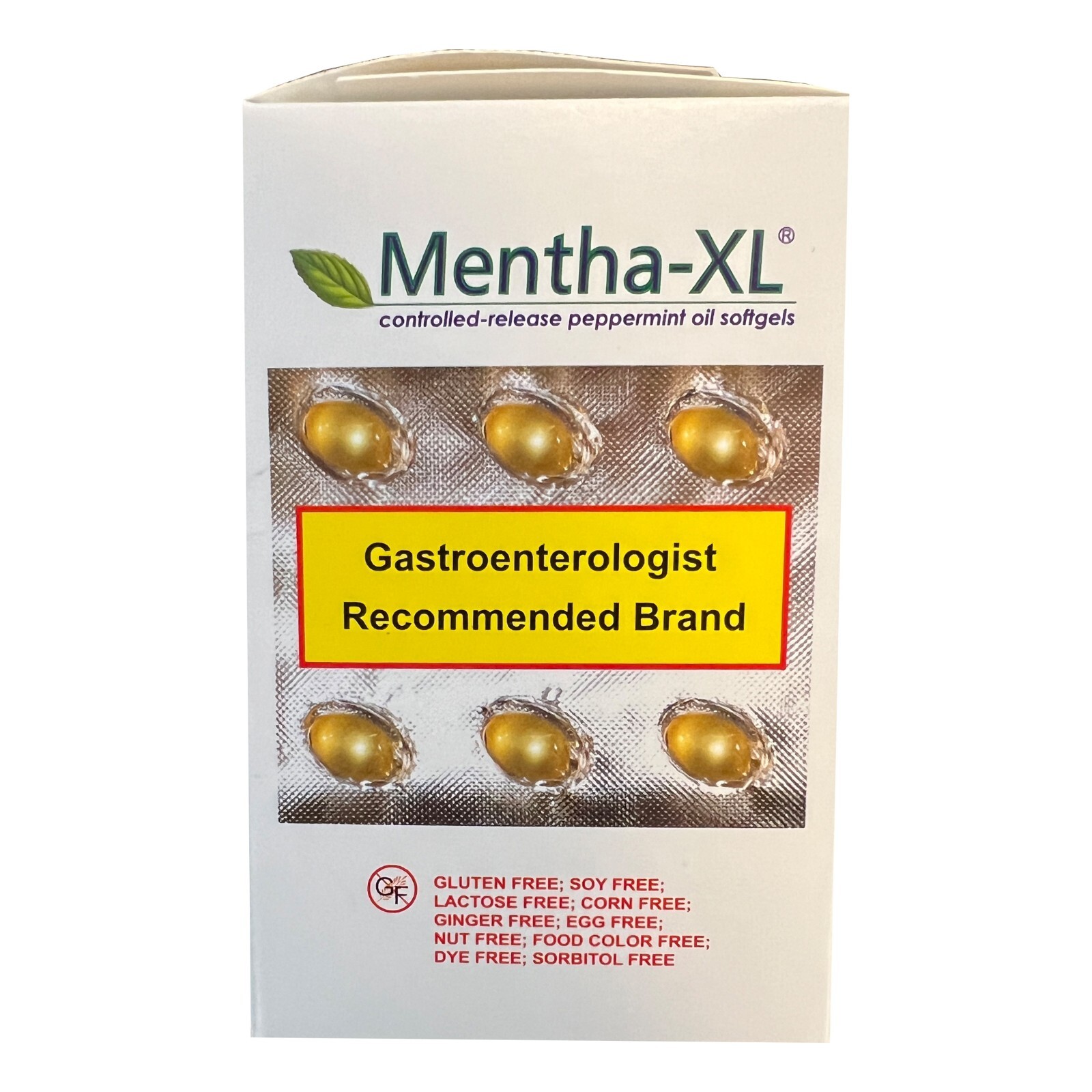 Mentha-XL 84cnt Softgels for IBS - - #1 Gastroenterologist Recommended Brand ...