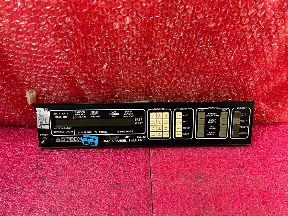 ADTECH SX/12 DATA LINK SIMULATOR AS-IS