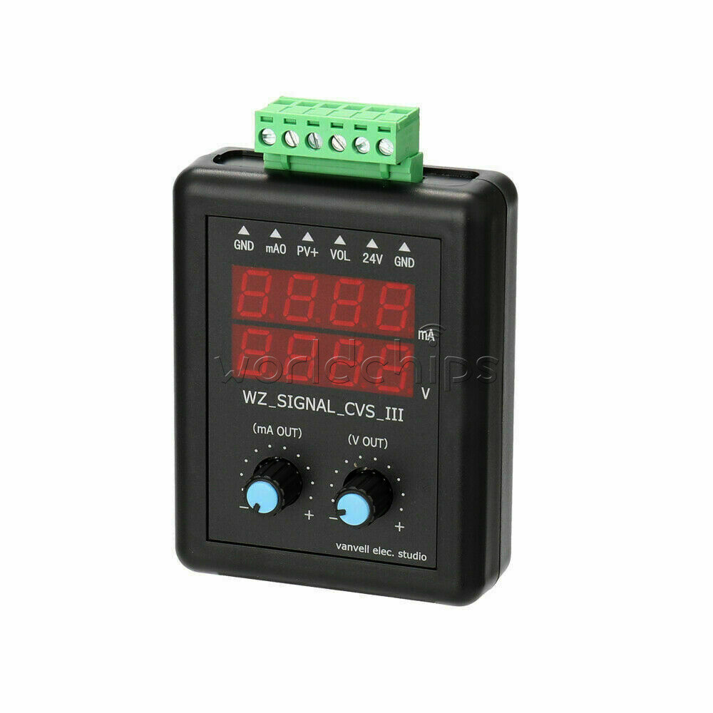 Adjustable 4-20ma Signal Generator 24V 0-10V Constant Current Source Simulation