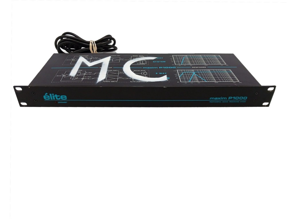 Elite Maxım P1000 Sound Processor/Crossover Processing System - WORKS