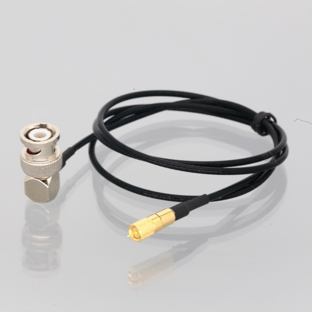 BNC Elbow Locking Spring 10-32 Microdot RG316 Cable Accelerometer Flaw detector