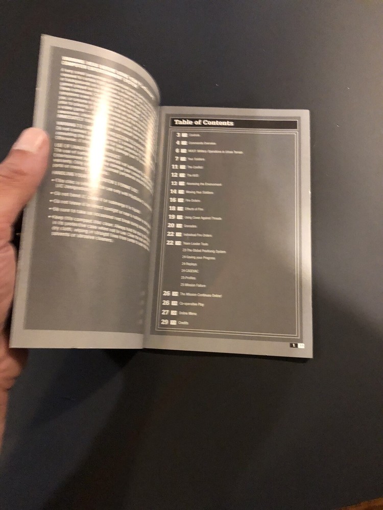 full spectrum warrior ps2 Manual Only