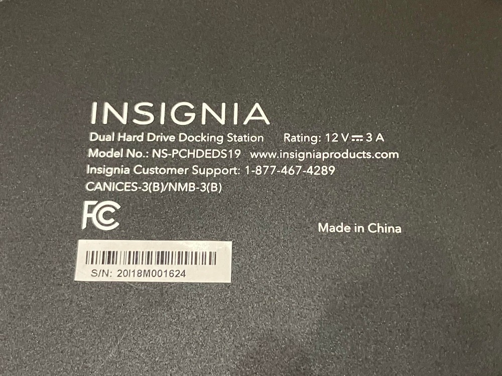 Insignia External Hard Disc Drive Reader