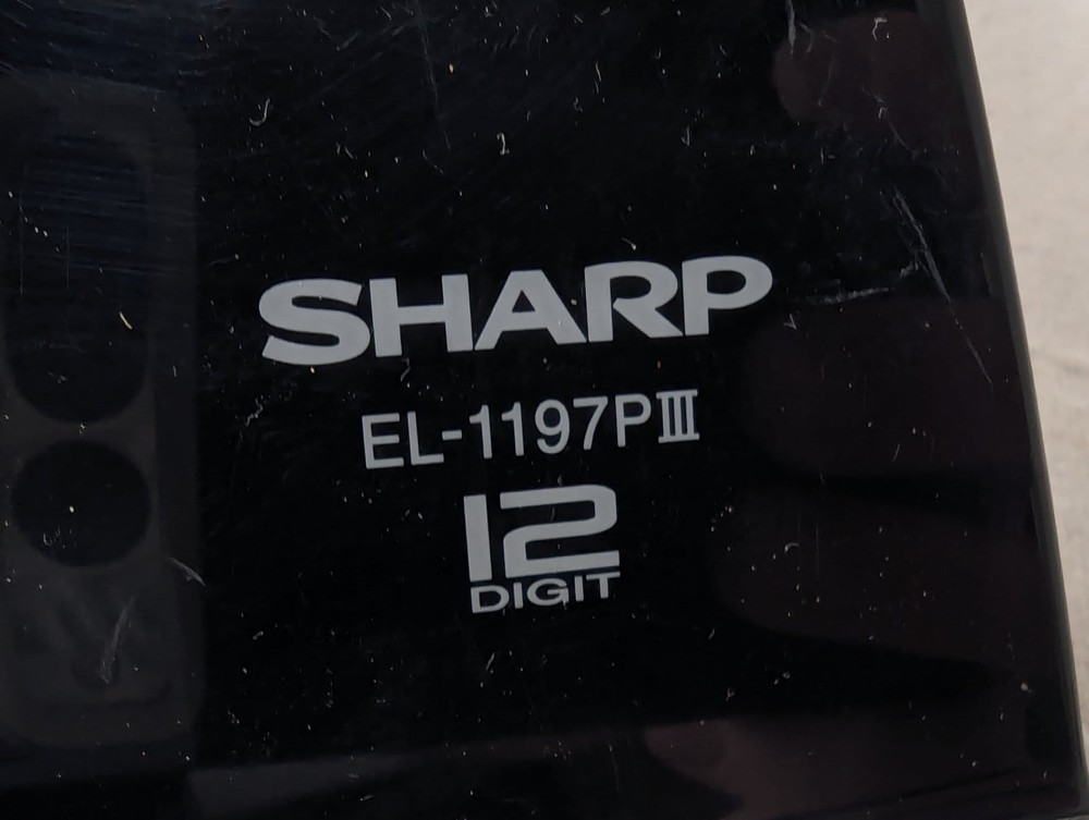 Sharp EL-1197PIII Printing Calculator Replacement Keycap Set Numeric Function...