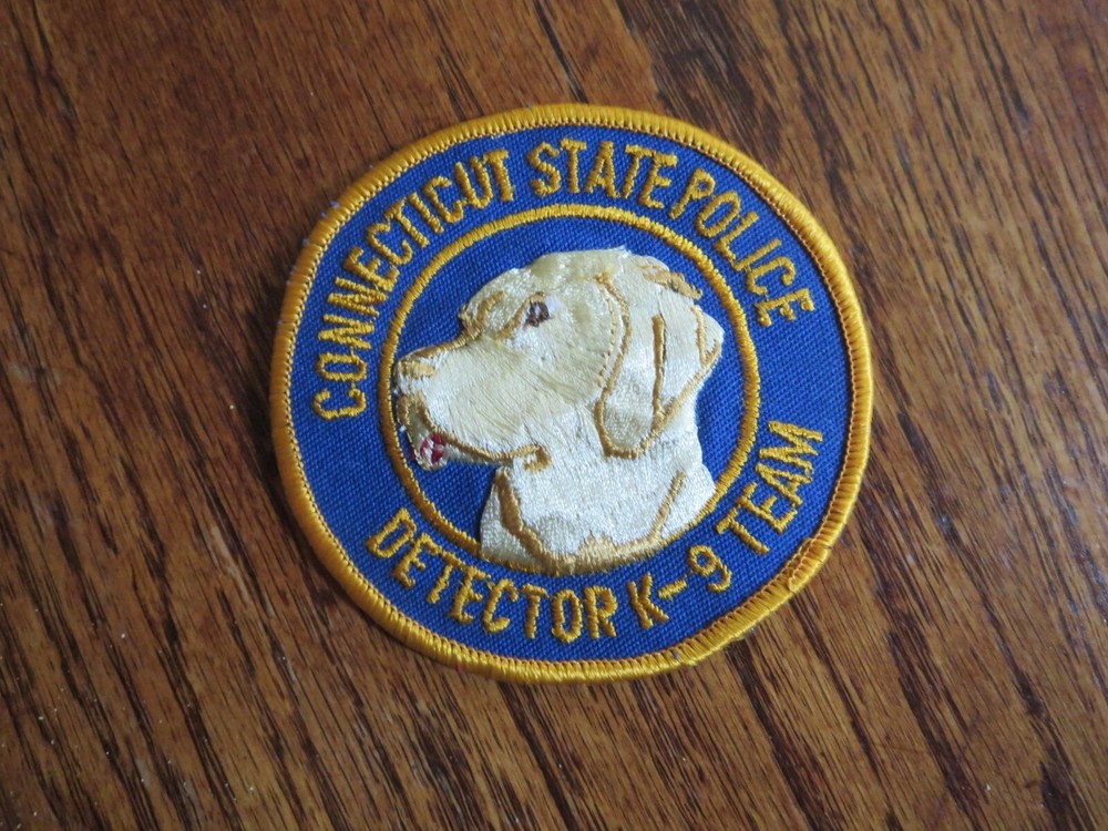 Connecticut State Police Detector K-9 Team Patch
