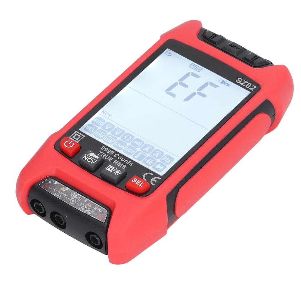 Digital Multimeter Anti Burning Automatic LCD Backlit NCV Volt Amp Meter FEI