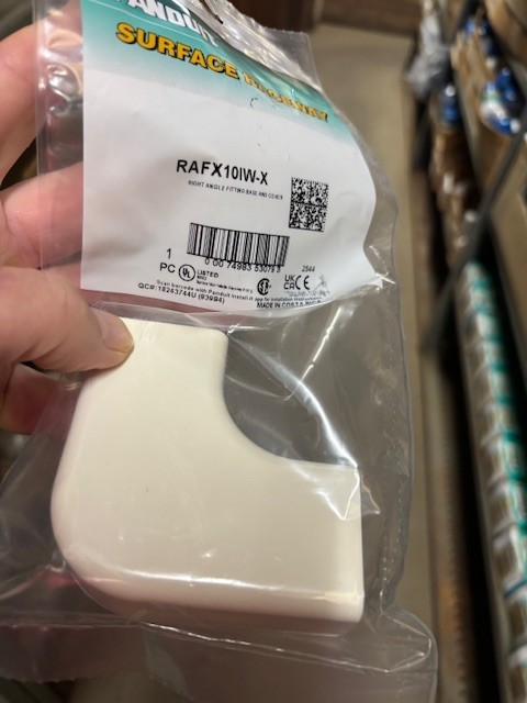 RAFX10IW-X PANDUIT RIGHT ANGLE FITTING