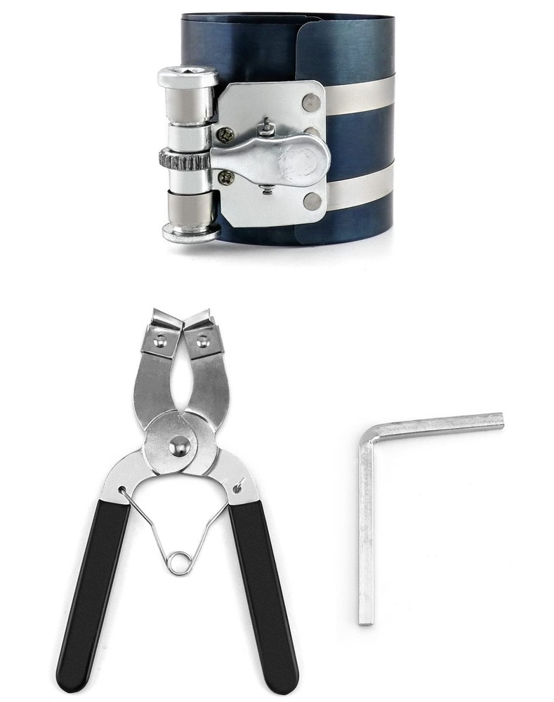 Piston Installer Pliers, Car Engine Adjustable Piston Ring Installer Removal ...