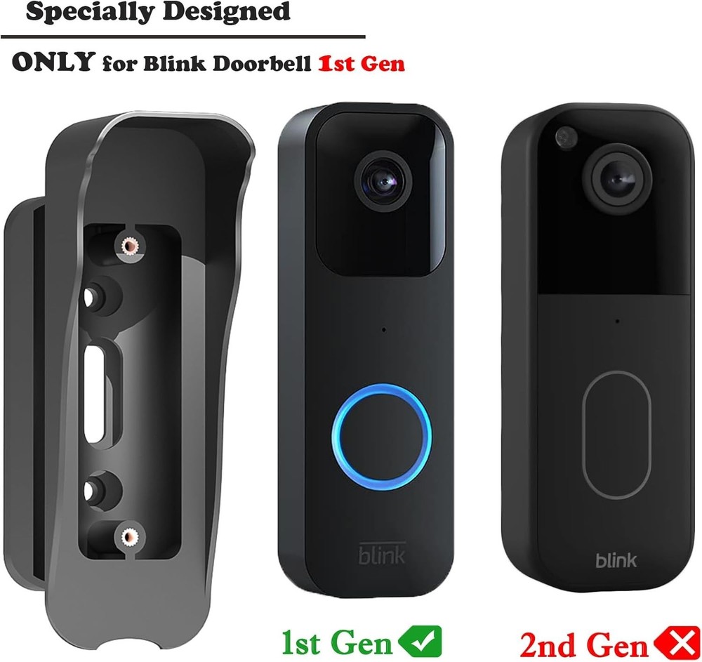 Adjustable Blink Doorbell Mount Kit for Enhanced Security