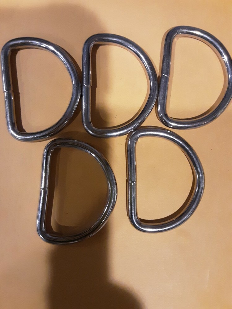 Metal D Ring 2 14"