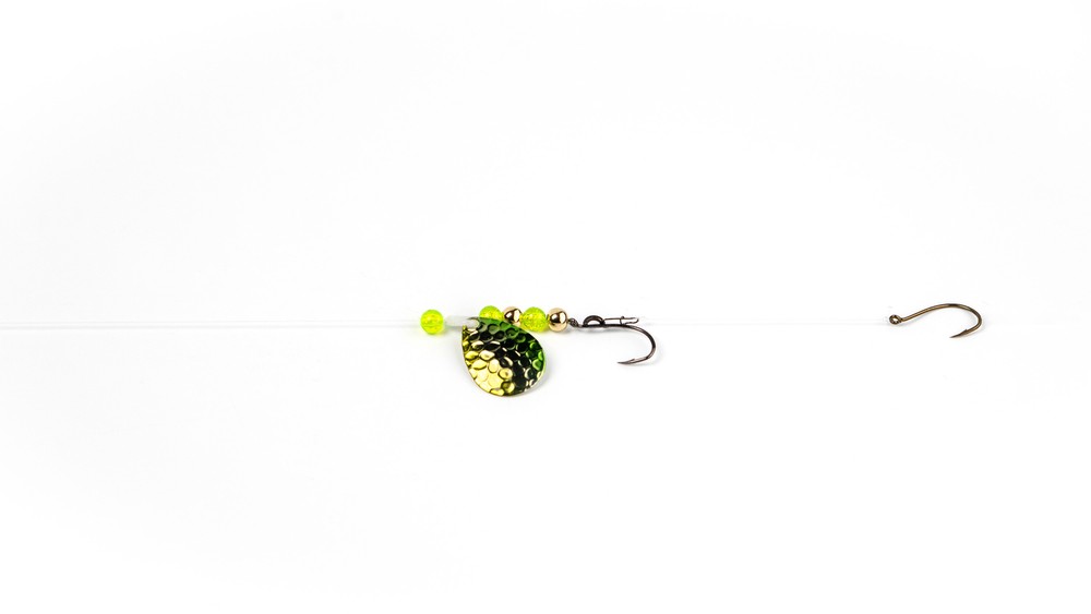 Randy's Rigs walleye crawler spinner rig Irish Luck