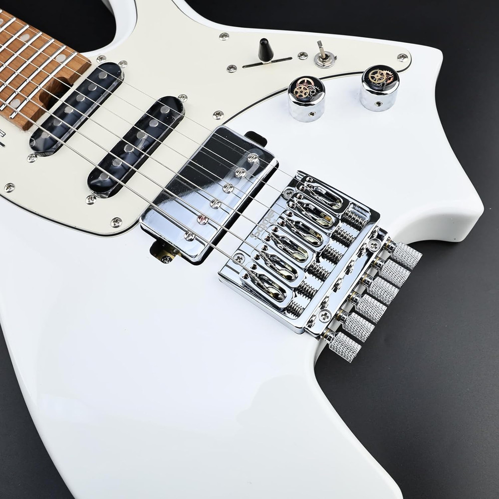 Chrome Headless Guitar Bridge Tremolo System