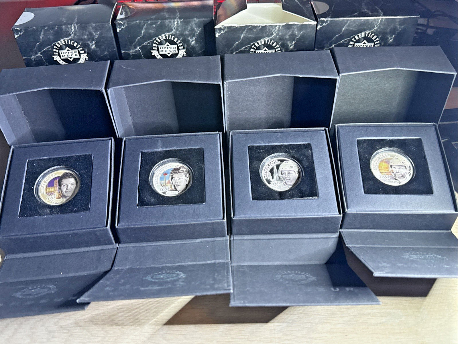 2017 Upper Deck Grandeur .999 Troy Ounce Silver Hockey 4 Coin Lot Jagr Price