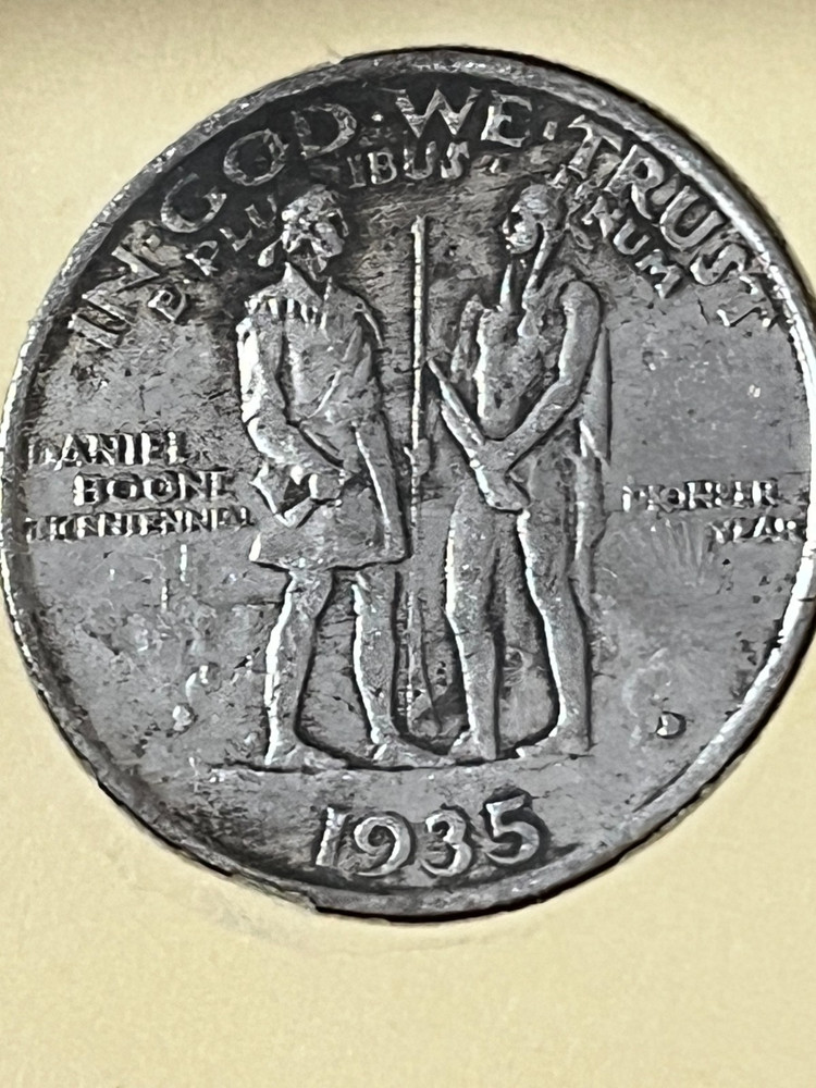 1935-D Boone Commemorative Half Dollar