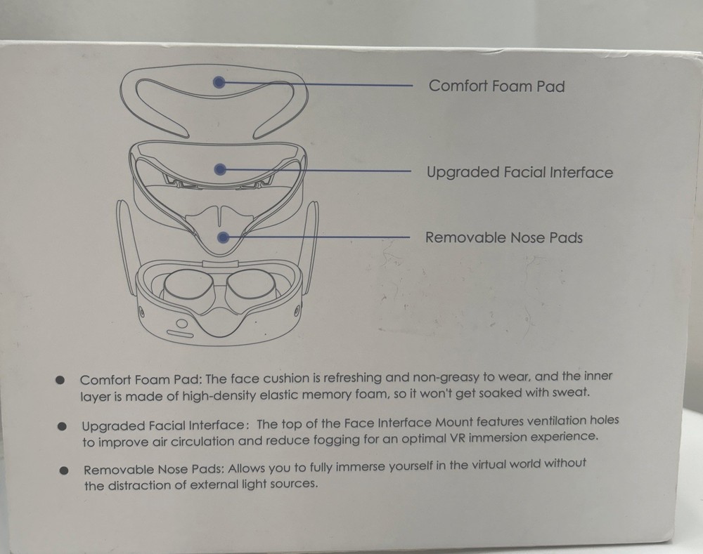 vr facial interface