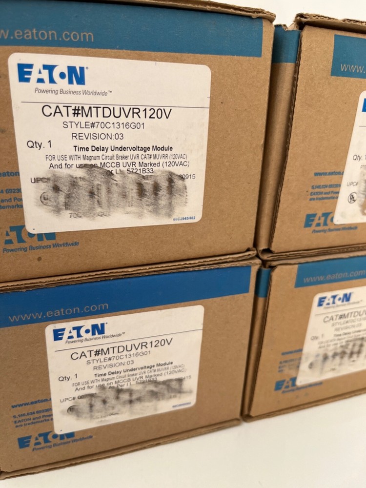 EATON MTDUVR120V Time delay undervoltage module