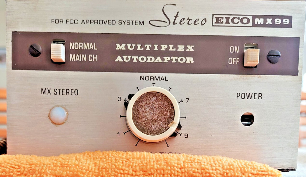 Newly Electronically RESTORED 1962 EICO MX-99 Stereo Tube MPX Multiplex Decoder