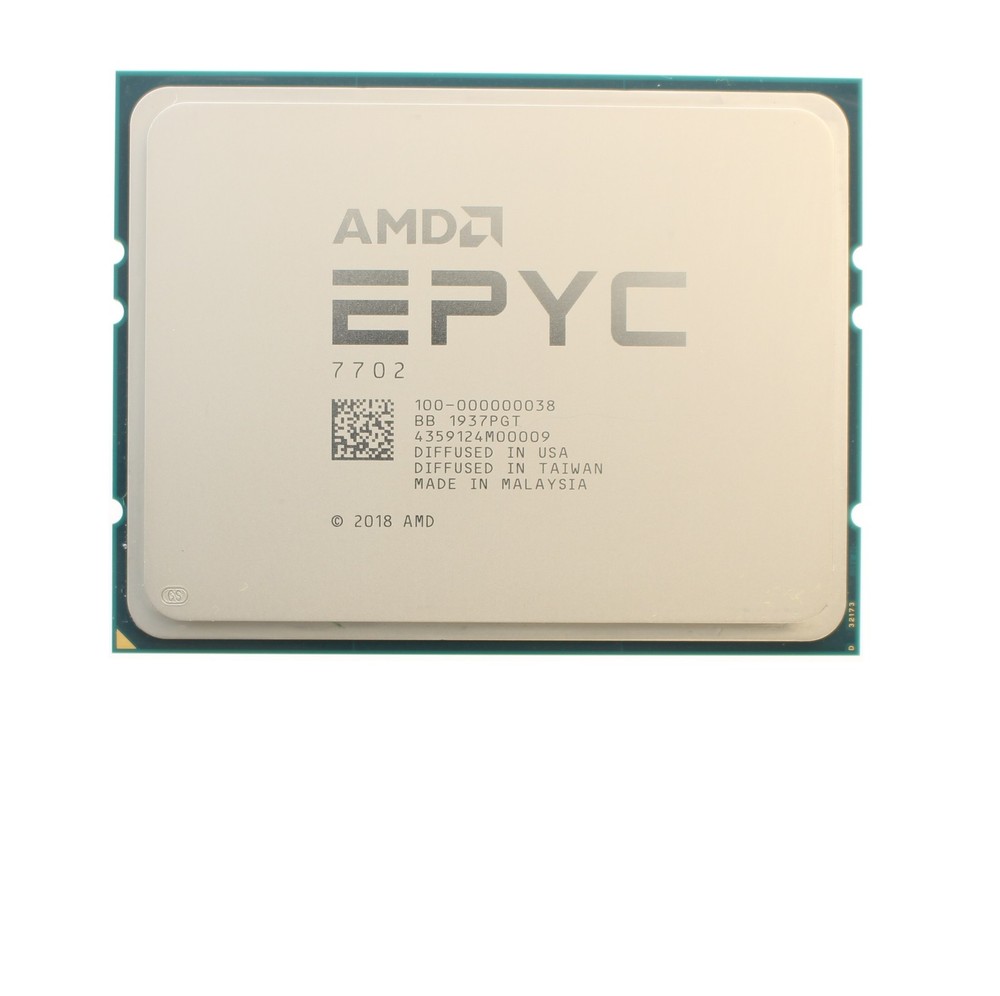 Dell AMD EPYC 7702 CPU Processor 64 Core 2GHz 256MB Cache 200W - 100-000000038