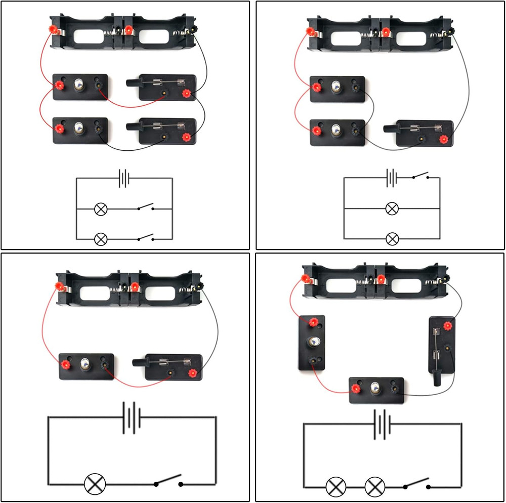 School Labs Basic Electricity Discovery Circuit Kit for Introductory Electronics