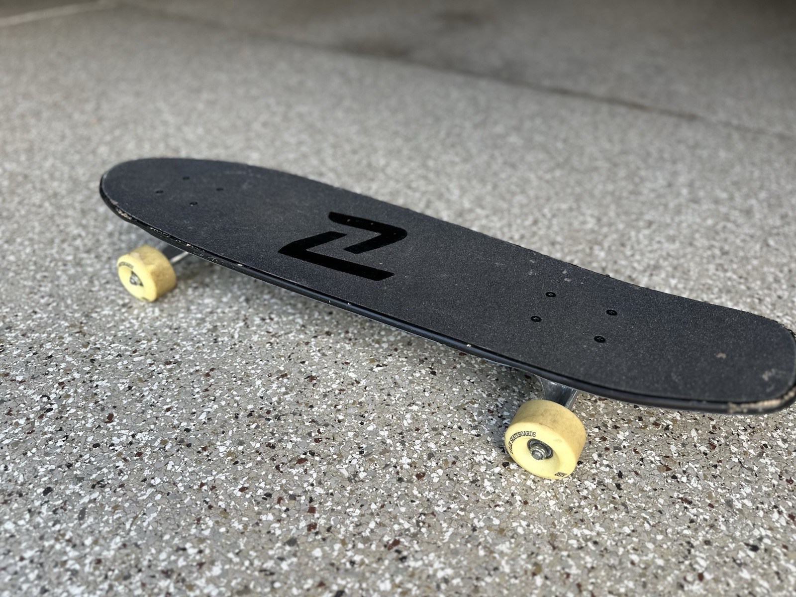 Z Flex Jay Adams Model Complete Skateboard Blue Sparkle Rare Old School Shape