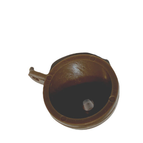 Funnel For Black Powder Muzzleloaders, Revolvers - w/ Keychain Loop - Brown
