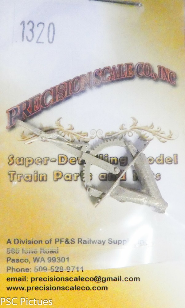 Precision Scale O #1320 Lever, Reverse, K-Series, Loco (Brass Casting)