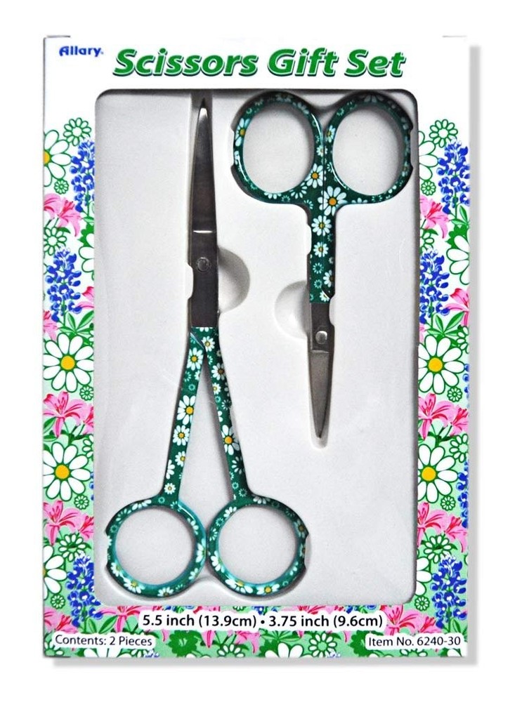 Two Piece Scissors Gift Set Daisy